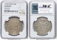 Pedro II 640 Reis 1699-(r) XF Details (Cleaned) NGC, Rio de Janeiro mint, KM90.1. HID09801242017 © 2024 Heritage Auctions | All Rights Reserved