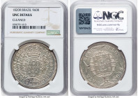 João VI 960 Reis 1820-R UNC Details (Cleaned) NGC, Rio de Janeiro mint, KM326.1. HID09801242017 © 2024 Heritage Auctions | All Rights Reserved