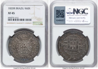 João VI 960 Reis 1820-R XF45 NGC, Rio de Janeiro mint, KM326.1. Deep cabinet toning with a sapphire shimmer. HID09801242017 © 2024 Heritage Auctions |...