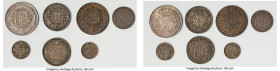 7-Piece Lot of Uncertified Multiple Reis, 1) João VI 640 Reis 1821-R - XF, Rio de Janeiro mint, KM325.2. 36.6mm. 17.84gm 2) João VI 320 Reis 1820-R - ...