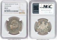 Hannover. Georg V Taler 1866-B MS61 NGC, Hannover mint, KM230. HID09801242017 © 2024 Heritage Auctions | All Rights Reserved