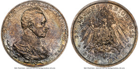 Prussia. Wilhelm II Proof "Silver Jubilee" 3 Mark 1913-A PR64 NGC, Berlin mint, KM535, J-112. Commemorating the 25th anniversary of his reign. HID0980...