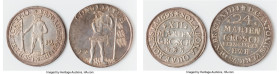 Pair of Uncertified Multiple Mariengroschen, 1) Brunswick-Luneburg. Ernst August 12 Mariengroschen 1693 - XF, Zellerfeld mint, KM-Unl. 32.6mm. 6.53gm ...