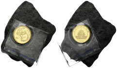 Volksrepublik / People's Republic
 10 Yuan 1995. 19.0 mm. 1/10 oz/Unze Gold .999. Panda Bullion in original Blister/ in original sealed plastic sleev...