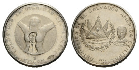Republik, seit 1841 1 Colon 1971. Mexican Mint. 15.5 mm. Silber 0.999. 150. Jahrestag der Unabhängigkeit / 150th Anniversary of Salvadoran Independenc...