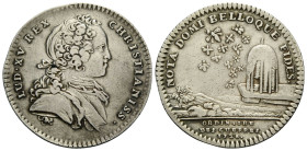 Königreich und Republik / Kingdom and Republic
Louis XV. 1715-1774 Token / Jeton 1728. 29.0 mm. Silber / Silver. 5.65 g. Gereinigt / Cleaned. Schön /...