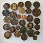 Königreich und Republik / Kingdom and Republic
Lots Diverse Münzen / Various coins 18 Jh./century. Lot aus 29 Stücke mit einem Total Gewicht von 390....