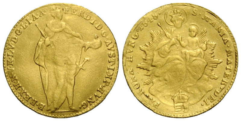 Ferdinand V. 1835-1848 Dukat / Ducat 1848. 21.0 mm. Gold 0.986. KM 425. 3.49 g. ...