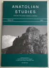 AA.VV. Anatolian Studies: Journal of the British Institute at Ankara (Volume 59, 2009). Brossura ed. pp. 181, ill. in b/n. Ottimo stato.