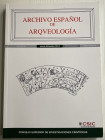 AA.VV. Archivo Espanol de Arqueologia. Vol 86 Enero Diciembre 2013. Brossura ed. pp. 314, ill. in b/n. Ottimo stato.