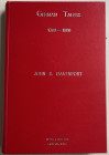 Davenport J.S. German Talers 1700-1800. London 1965. Cartonato ed. pp. 416, ill. in b/n. Con lista dei prezzi di stima. Buono stato.