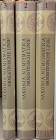 Tentzel W.E. Saxonia Numismatica oder Medaillen- Cabinett von Gedachtnismunzen und Schaupfennigen. 3 voll. Berlin 1982 ristampa del 1714. Tela ed. con...
