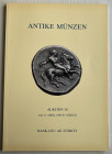 Bank Leu AuKtion 50 Kelten, Griechen, Romer, Byzantiner. Zurich 25 April 1990. Brossura ed. pp. 81, lotti 425, tavv. XXXVI in b/n. Buono stato.
