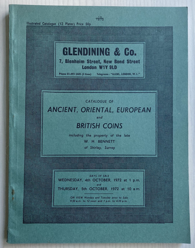 Glendining & Co. Catalogue of ancient, Oriental, European and British coins, inc...