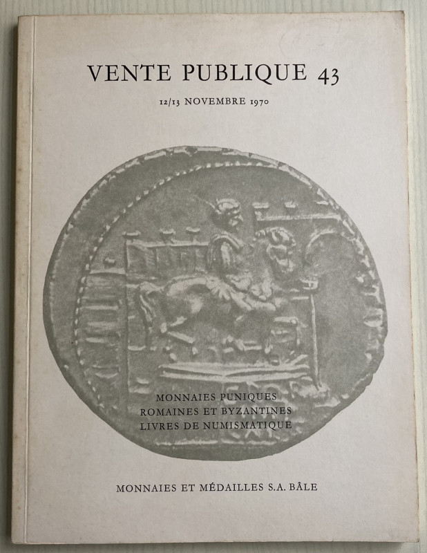 Monnaies et Medailles Vente Publique 43. Monnaies Puniques Romaines et Byzantine...