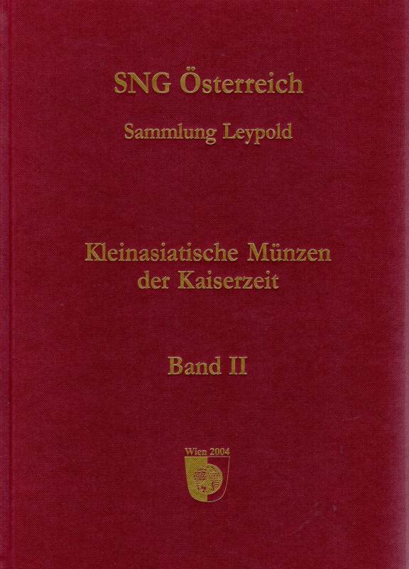 SYLLOGE NUMMORUM GRAECORUM OSTERREICH. Sammlung Leypold. Kleinasiatische munzen ...