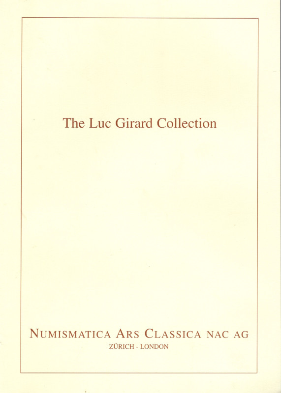 ARS CLASSICA NAC. - Zurich - London. Is proud to present the Luc Girard collecti...