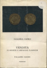 GALLERIA GIORGI. Firenze, 28 – Giugno, 1970. Monete e medaglie classiche. Pp. 107, nn. 935, tavv. 23. Ril. ed. buono stato, lista prezzi agg. ottima v...