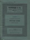 GLENDINING & CO. London, 22 – November, 1967. Catalogue of important collection of Maltese coins in gold and silver. Pp. 29, nn. 449, tavv. 15. Ril. e...
