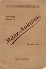 HAMBURGER L. – Frankfurt am Main, 6 – November, 1912. Dubletten des konigl. Munzkabinet in Berlin. Sammlung Karolinger, Murback und Luders, Baden ect....