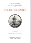 HESS A. – LEU BANK. Auktion 44. Luzern, 22 – Oktober, 1969. Munzsammlung aus Altem Adelsbesitz 4 teil. Deutsche munzen. Coll. Douglas – Langestein. Pp...