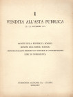 NUMMORUM AUCTIONES. S.A. - Vendita I. Lugano, 22\23 - Novembre, 1974. Monete della Repubblica Romana, monete dell'Impero romano, Monete italiane medio...
