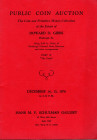 SCHULMAN Hans M.F. New York, 14\15 – December, 1970 . Collection Howard D. Gibbs. The coins and primitive money. II part. Pp 79, tavv. 23. Rilegatura ...