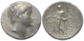 Seleukidisches Königreich. Seleukos II. Kallinikos (246 - 226 v. Chr.).

 Tetradrachme (Silber). Ca. 244 - 226 v. Chr. Antiocheia am Orontes.
Vs: K...