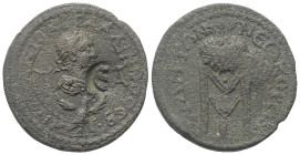 Pamphylien. Side. Gallienus (253 - 268 n. Chr.).

 Bronze.
Vs: Büste des Gallienus mit Lorbeerkranz, Paludament und Panzer rechts, unter Büste Adle...