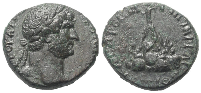 Kappadokien. Kaisareia (Caesarea). Hadrianus (117 - 138 n. Chr.).

 Bronze.
V...