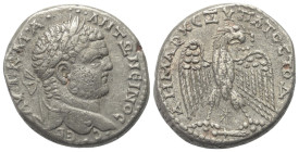 Seleukis und Pierien. Antiochia am Orontes. Caracalla (197 - 217 n. Chr.).

 Tetradrachme (Billon). Ca. 215 - 217 n. Chr.
Vs: Büste des Caracalla m...