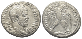 Seleukis und Pierien. Antiochia am Orontes. Macrinus (217 - 218 n. Chr.).

 Tetradrachme (Silber). Ca. 217 - 218 n. Chr.
Vs: Büste des Macrinus in ...