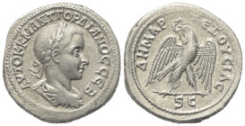 Seleukis und Pierien. Antiochia am Orontes. Gordianus III. (238 - 244 n. Chr.).

 Tetradrachme (Billon). 238 - 240 n. Chr.
Vs: Büste in Rückansicht...