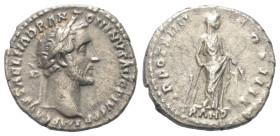 Antoninus Pius (138 - 161 n. Chr.).

 Denar (Silber). 150 - 151 n. Chr. Rom.
Vs: IMP CAES T AEL HADR ANTONINVS AVG PIVS P P. Kopf rechts.
Rs: T R ...