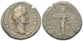 Antoninus Pius (138 - 161 n. Chr.).

 Sesterz (Bronze). 159 - 160 n. Chr. Rom.
Vs: ANTONINVS AVG PIVS P P TR P XXIII. Belorbeerter Kopf rechts. 
R...