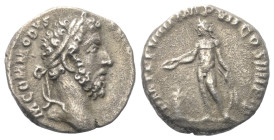 Commodus (177 - 192 n. Chr.).

 Denar (Silber). 183 - 184 n. Chr. Rom.
Vs: M COMMODVS ANTON AVG PIVS. Kopf mit Lorbeerkranz rechts.
Rs: TR P VIIII...