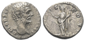 Clodius Albinus (195 - 197 n. Chr.).

 Denar (Silber). 194 - 195 n. Chr. Rom.
Vs: D CLOD SEPT ALBIN CAES. Kopf rechts.
Rs: FELICITAS COS II. Felic...