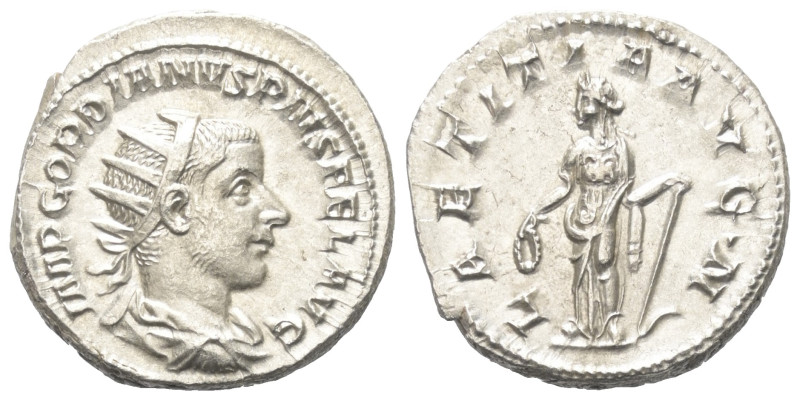 Gordianus III. (238 - 244 n. Chr.).

 Antoninian (Silber). 241 - 243 n. Chr. R...