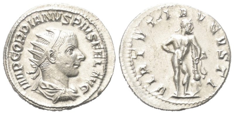 Gordianus III. (238 - 244 n. Chr.).

 Antoninian (Silber). 241 - 243 n. Chr. R...