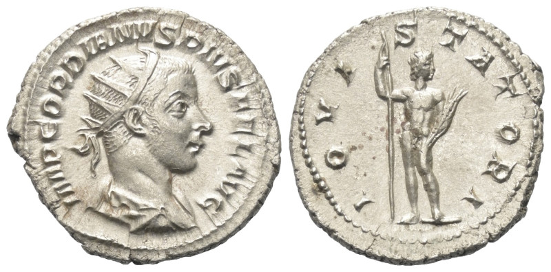 Gordianus III. (238 - 244 n. Chr.).

 Antoninian (Silber). 241 - 243 n. Chr. R...