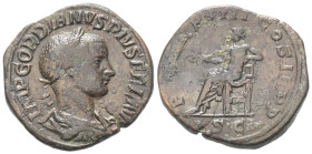 Gordianus III. (238 - 244 n. Chr.).

 Sesterz (Bronze). 241 n. Chr. Rom.
Vs: IMP GORDIANVS PIVS FEL AVG. Büste mit Lorbeerkranz und Paludament rech...