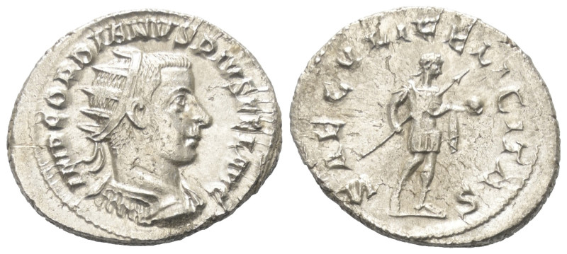 Gordianus III. (238 - 244 n. Chr.).

 Antoninian (Silber). 242 - 244 n. Chr. A...