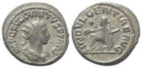 Quietus (260 - 261 n. Chr.).

 Antoninian (Bronze). 260 - 261 n. Chr. Samosata.
Vs: IMP C FVL QVIETVS P F AVG. Büste mit Strahlenkrone, Paludament ...