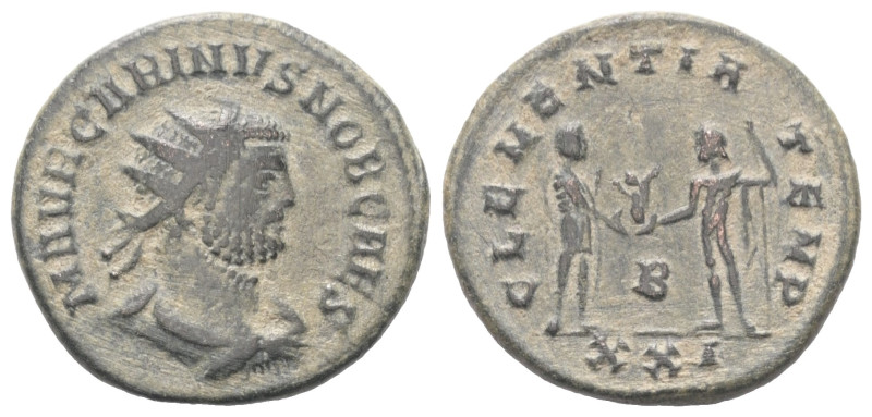 Carinus (283 - 285 n. Chr.).

 Antoninian (Kupfer). 282 - 283 n. Chr. Cyzicus....