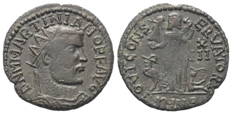 Martinianus (324 n. Chr.).

 Follis (Bronze). 324 n. Chr. Nicomedia.
Vs: D N ...