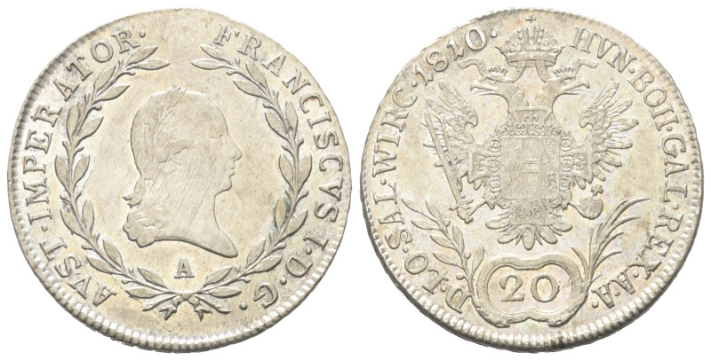 Kaisertum Österreich (1804 - 1918). Franz I. (1804 - 1835).

20 Kreuzer (Silbe...