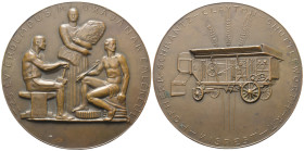 Habsburg und Österreich. Industrie und Handel.

 Medaille (Bronze). Ohne Jahr (um 1940?).
Gedenkmedaille 'In Erinnerung an 25 Jahre verdienstvoller...