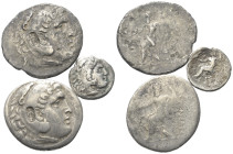 Griechische Münzen - Lots.


Alexander III. (Königreich Makedonien).

Lot (3 Stück, Silber): verschiedene Nominale; ca. 4. - 3. Jhdt. v. Chr.

...