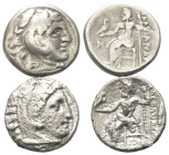 Griechische Münzen - Lots.


Alexander III. (Königreich Makedonien).

Lot (2 Stück, Silber): Drachme; ca. 4. - 3. Jhdt. v. Chr.

Sehr schön - f...