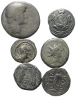 Griechische Münzen - Lots.


Unter anderem: Verschiedene Herrscher (Königreich Makedonien) / Korkyros (Kilikien).

Lot (6 Stück): Bronze; ca. 4. ...